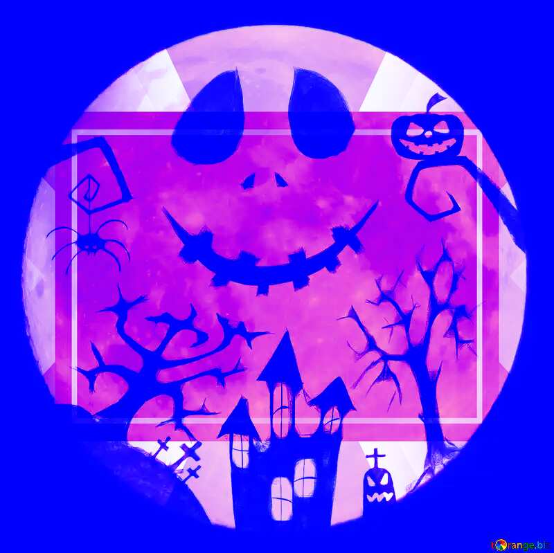 Halloween template banner design №40468