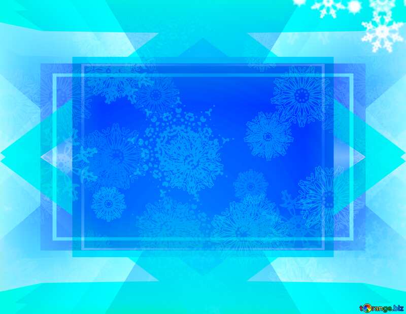 Light  Blue Christmas template frame №40658