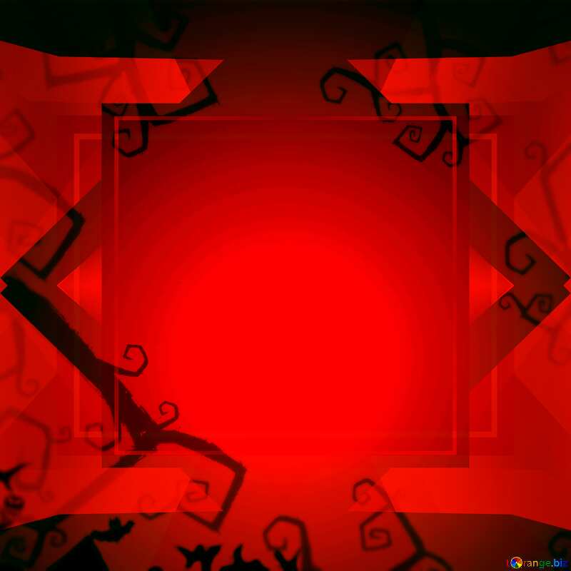 Red  Halloween background №40594
