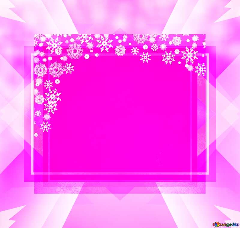 Pink  Christmas template frame №40658