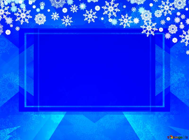 Blue Christmas template business №40658