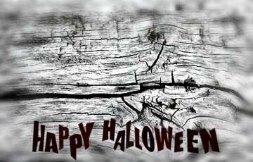FX №193665 Texture of crack in the wood board Happy Halloween