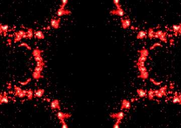 FX №193609 stars  space dark red  pattern frame