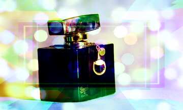 FX №193904 Perfume  Gucci bokeh Christmas lights design