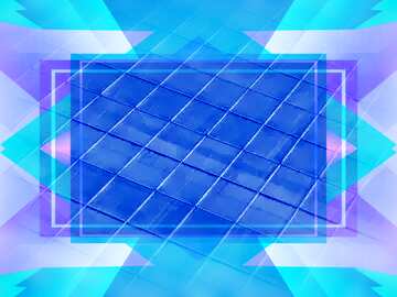 FX №193413 blur blue grid  template frame