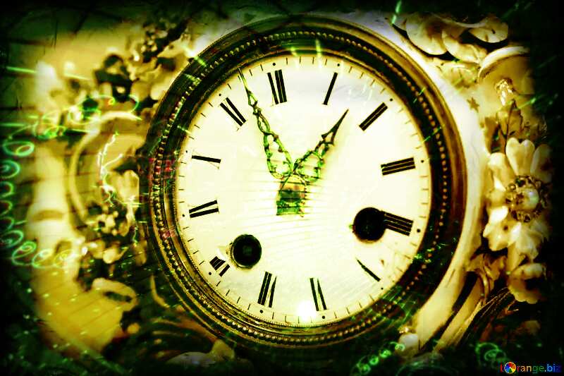old watch blur dark frame №43300