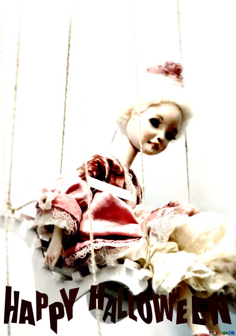 Doll marionette r blur frame happy halloween №49068