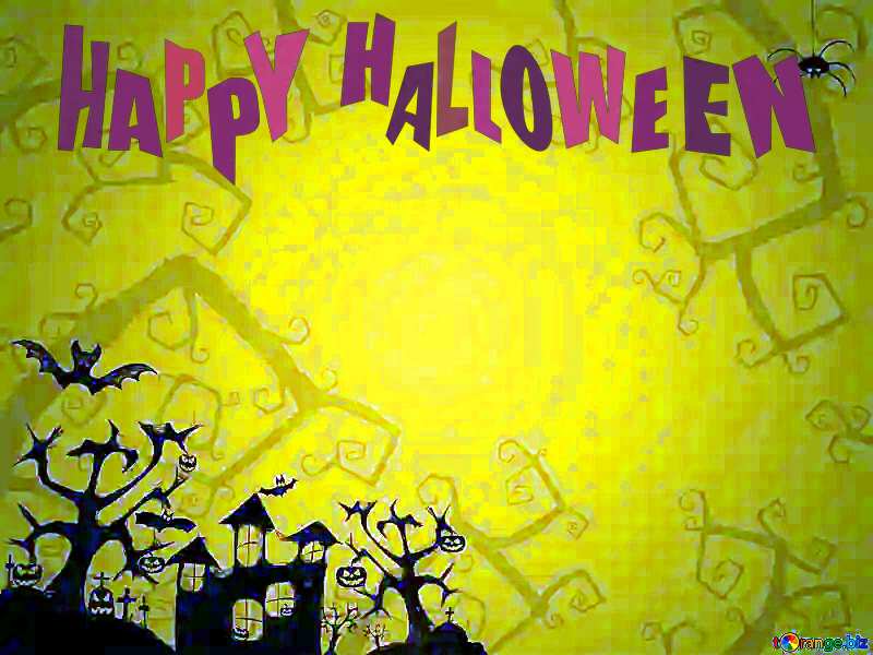 happy halloween background №40594