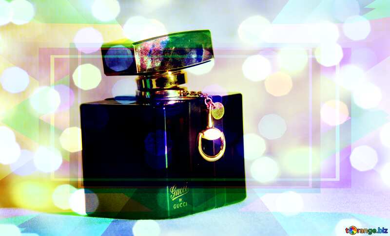 Perfume  Gucci bokeh Christmas lights design №7589