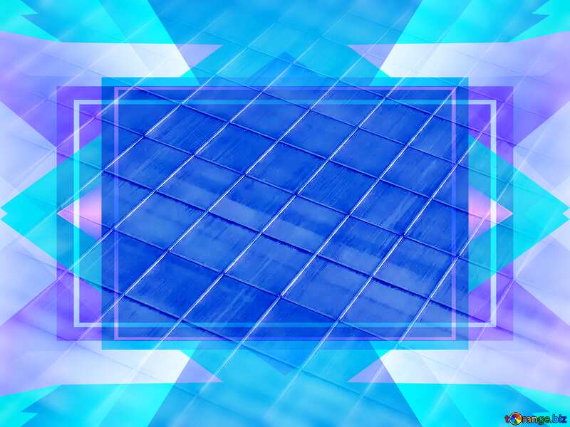 blur blue grid  template frame №1293