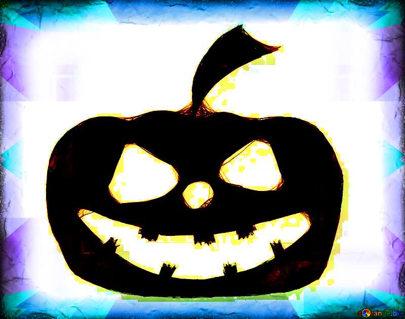 Halloween Clipart frame design №40495