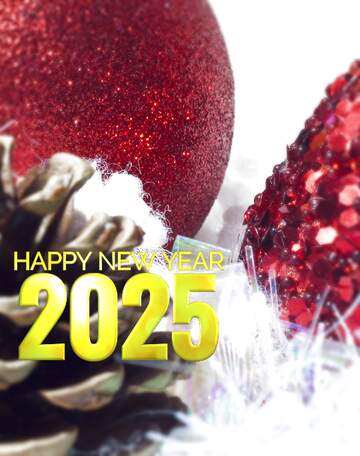 FX №194789 Christmas Greeting Happy New Year 2025 Card