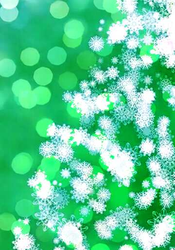 FX №194624 Christmas background with tree snowflakes and Christmas lights
