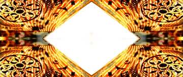 FX №194307 Steampunk style frame Lights lines curves pattern template