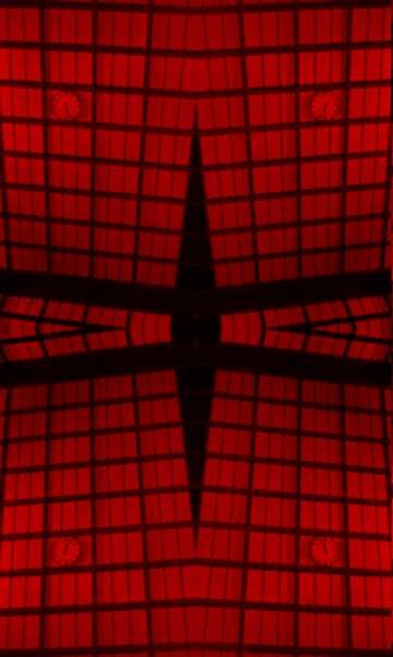 FX №194543 Geometric square backdrop red