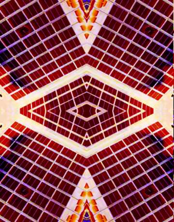 FX №194581 Geometric square pattern dark