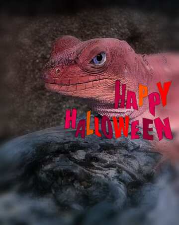 FX №194093 Lizard happy halloween
