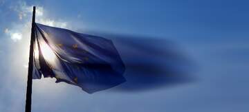 FX №194231 European Union EU Flag blur right side