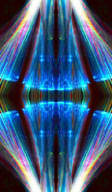 Lights fractal background space