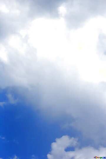 FX №194499 The vertical background sky with cloud