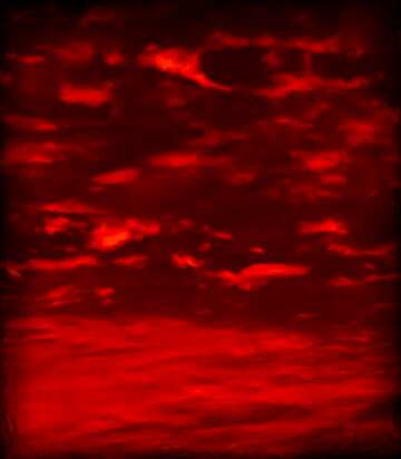 FX №194588 Red sunset dark frame