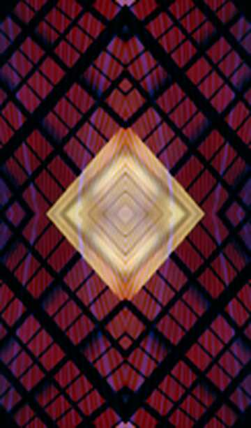 FX №194566 Geometric square pattern lines dark