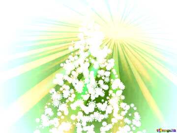 FX №194620 Clipart Christmas snowflakes Rays sunlight white snow frame