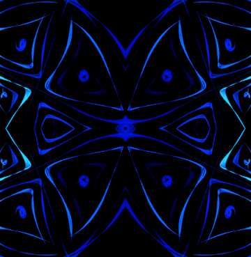 FX №194503 Abstract drawing blue pattern