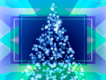 FX №194672 Clipart Christmas tree abstract