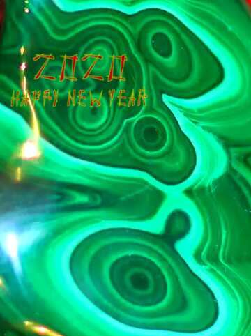 FX №194484 Green gemstone texture  happy new year 2020