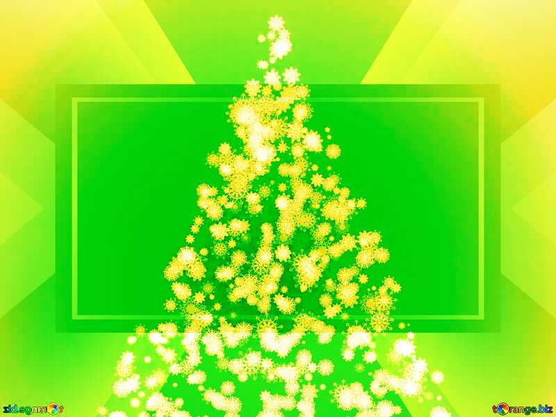 Clipart Christmas tree snowflakes business layout design №40736