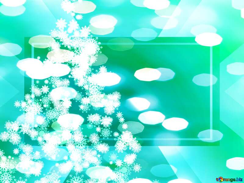 Christmas tree snowflakes layout responsive design №40736