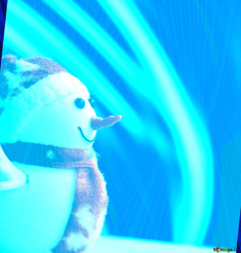 Snowman lights background №48081