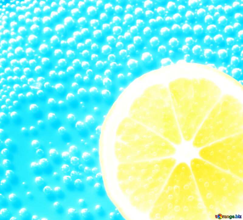 Beautiful background light colors lemon water №40819