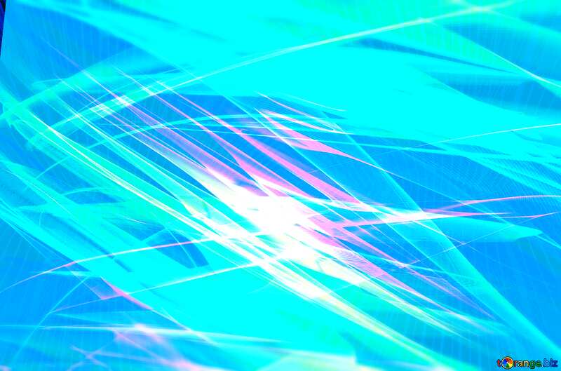 Background blurring lights lines curves pattern light blue №40614