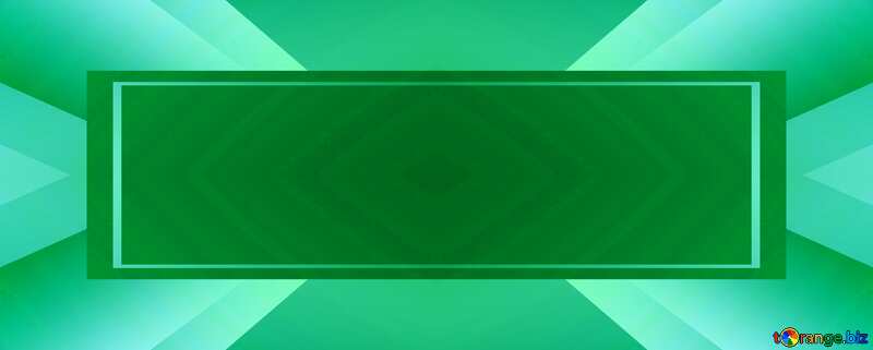 green pattern frame №40736