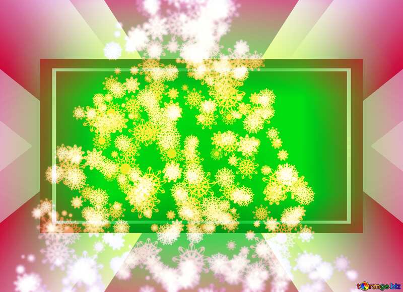 Clipart Christmas tree snowflakes blur frame effect №40736