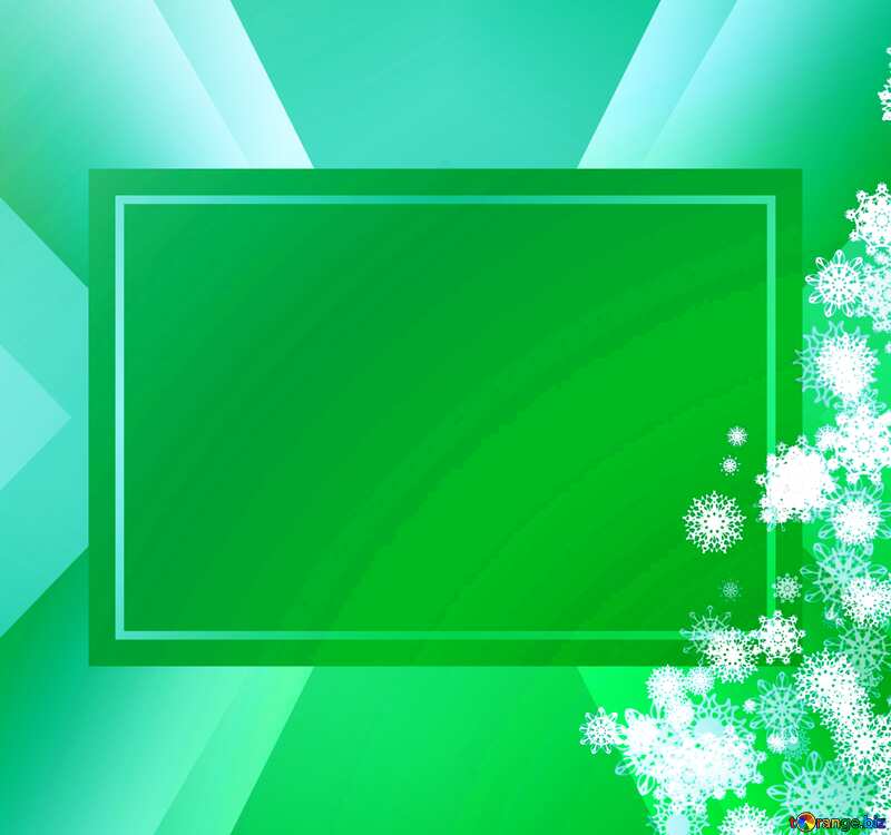 Christmas snowflakes frame №40736