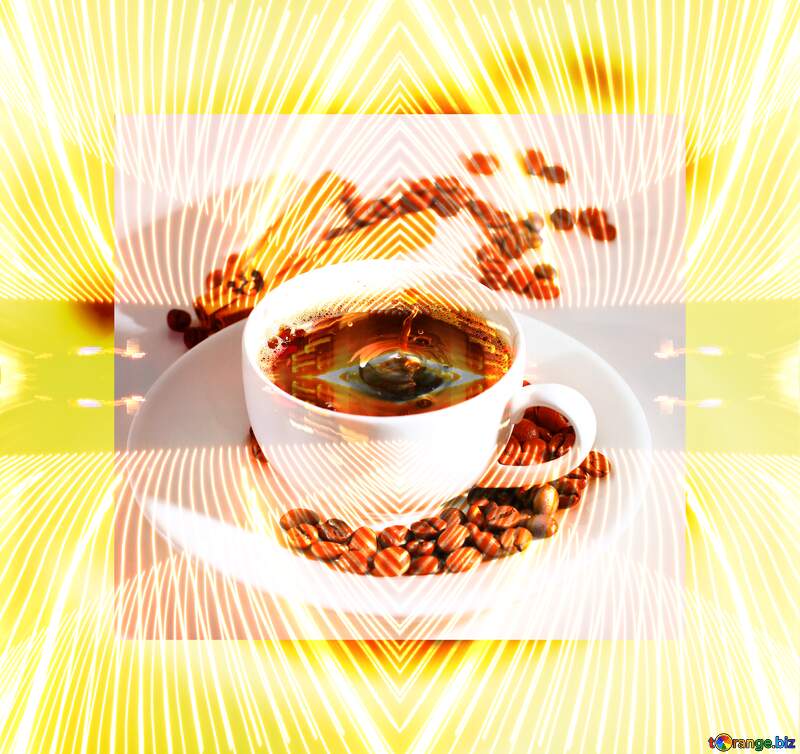 coffee lights lines curves pattern №30851