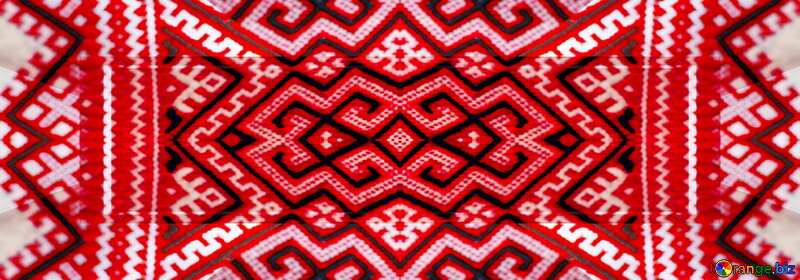 Folk cloth  ornament  pattern №48877