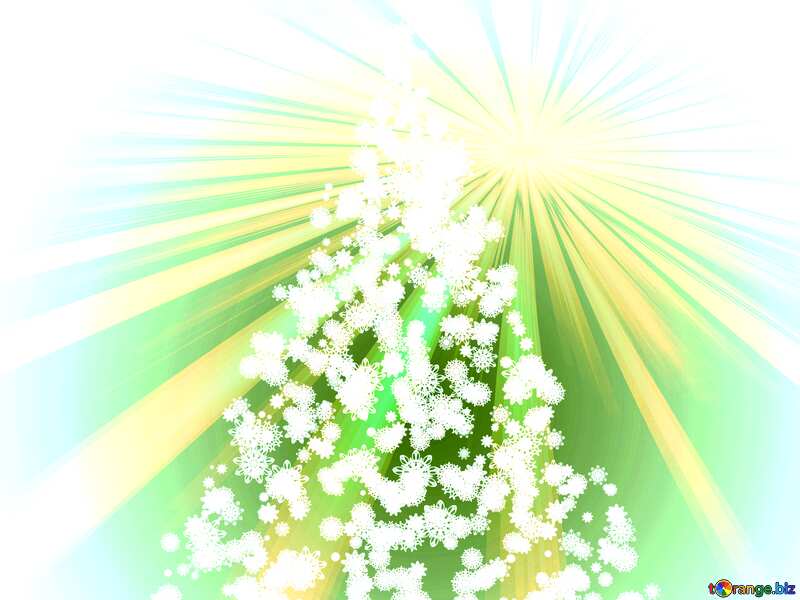 Clipart Christmas snowflakes Rays sunlight white snow frame №40736