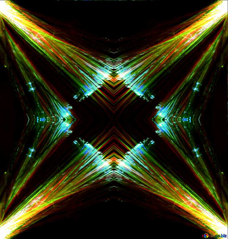 Lights fractal background  pattern frame №25870