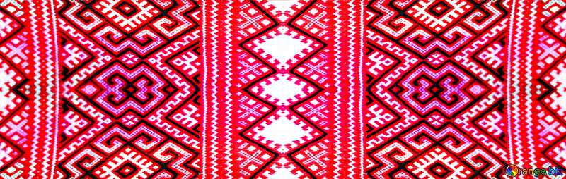 Ukrainian ornament pattern for banner №48877