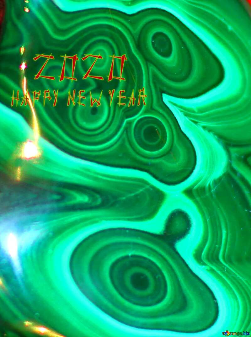 Green gemstone texture  happy new year 2020 №48433