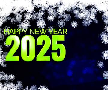 FX №195268 New year 2025 background with snowflakes winter sale banner template design background