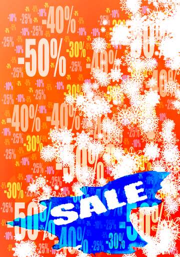FX №195835  Christmas tree snowflakes frame blur winter sale banner template design background Store discount...