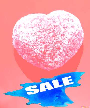 FX №195504 Love Heart candy Sale background