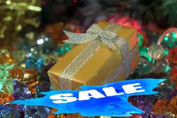 FX №195579 New year gifts Sale background