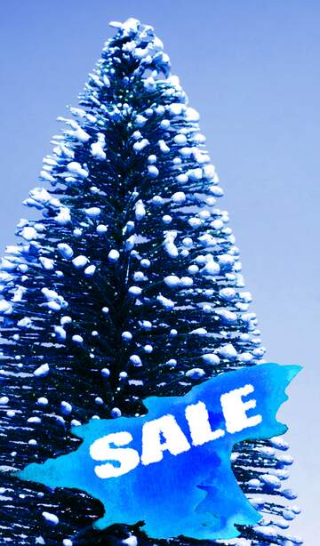 FX №195571 Christmas Tree Sale background