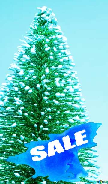 FX №195575 Christmas Tree Sale background